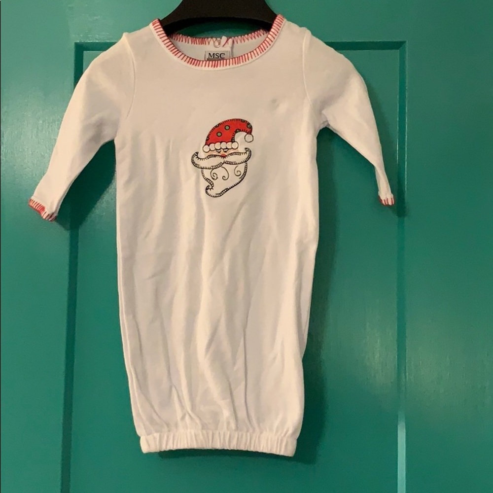 Adorable Christmas gown for Babies 1st Christmas.
